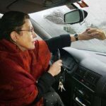 fogged windshield