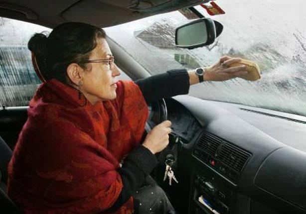 fogged windshield